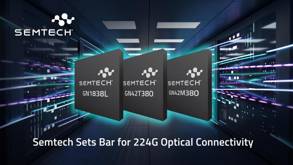 Semtech推出224G光互连方案加速AI数据中心部署